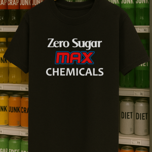 “Zero Sugar. Max Chemicals.” Tee